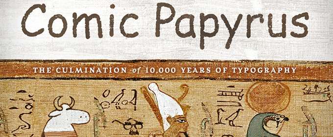 Phông chữ Comic Papyrus