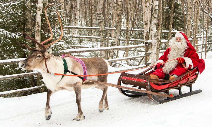 Top 50+ hình ảnh ông già noel cưỡi tuần lộc ấn tượng nhất mùa Giáng sinh